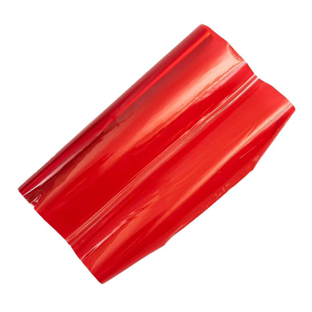 Scratch Proof Red Vinyl Film for Car Truck Lights High Light Transmittance Suitable for Various Vehicle Models
