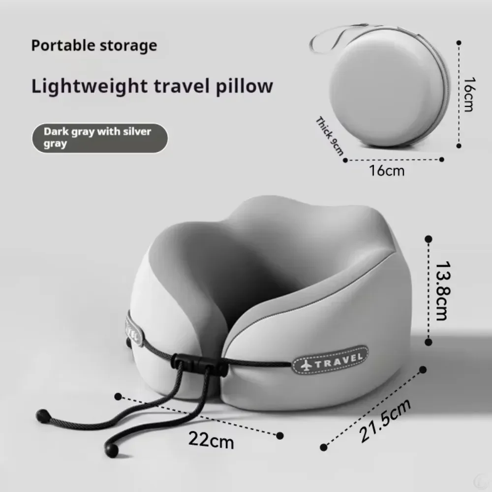 U Shaped Memory Foam Neck Pillows Soft Travel Pillow Massage Neck Pillow Sleeping Airplane Pillow Cervical Healthcare Bedding