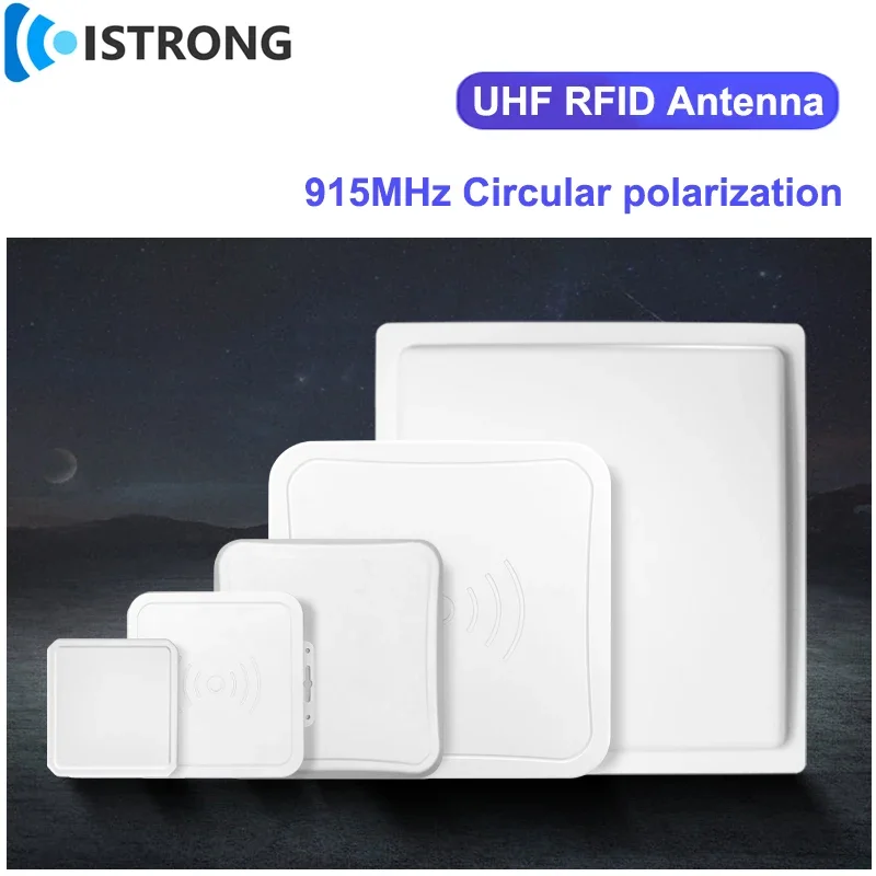 915MHz UHF RFID Antenna Long Range High Gain IOT Antenna Induction Passive Reader Antenna Circular Polarization Amplifier