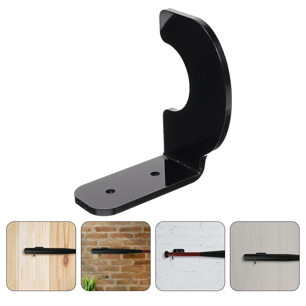 4 Pairs  Bat Holder Wall Mount Softball Bat Rack Baseball Bat Holder Softball Bat Display Stand baseball bat hangers for wall