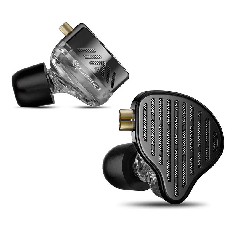 KZ X HBB PR2 Tablet drive Cavity Planar Driver Headphones 13.2mm plane big horns  HiFi Bass Monitor Earbuds Sport Headset