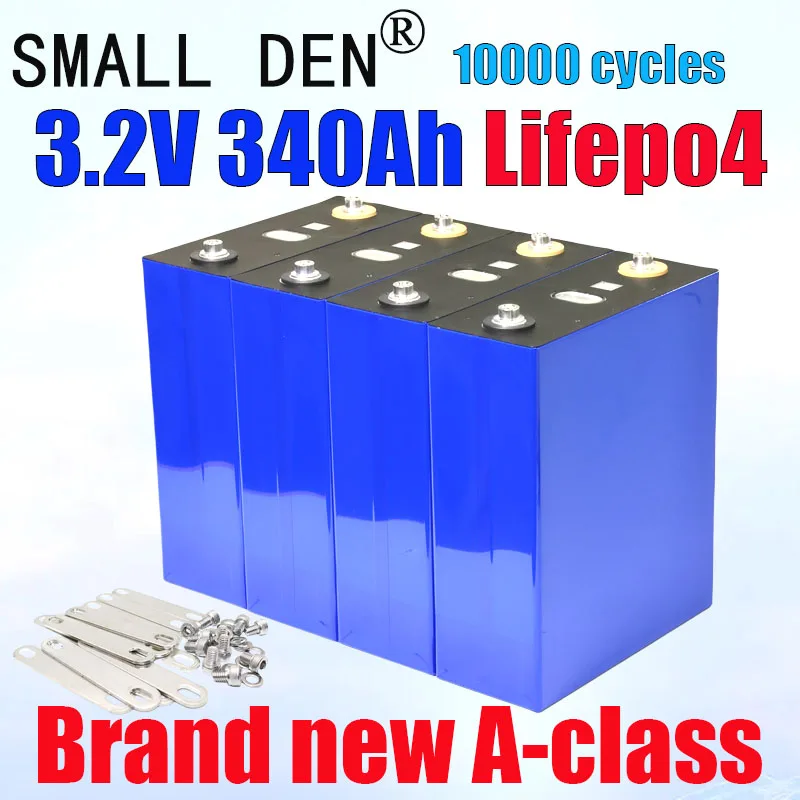 1-16PCS new 3.2V 340Ah 320Ah 280Ah LiFePO4 battery 12V 24V 48V grade a cells solar energy storage rechargeable battery tax-free