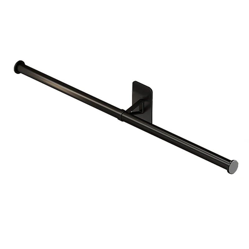 Towel Rack Towel Hanger Bath Towel Holder Wall Hanging Black Bar White Rod Bathroom Shelf Kitchen Storage Rack