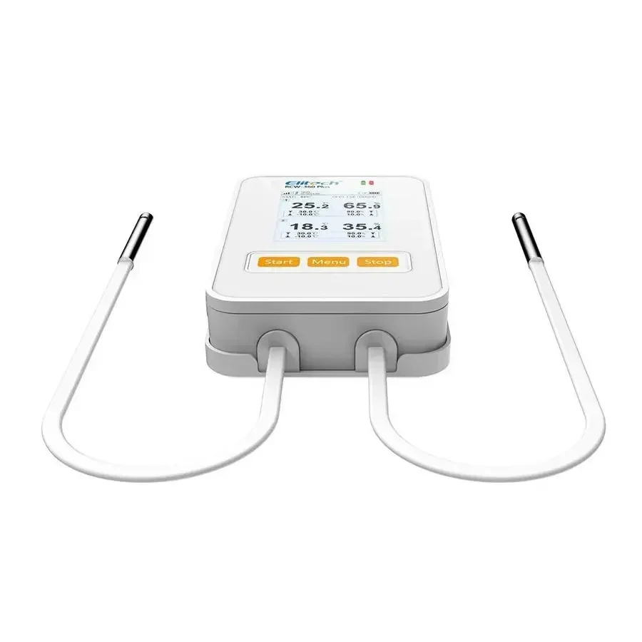 New Elitech RCW-360 Plus Plastic Material Real Time Monitoring Temperature and Humidity Data Logger with TFT Screen 4G/WIFI