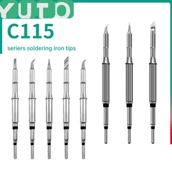 YUTO C115 Series Soldering Iron Tips Suitable For JBC C115101/112/118 Sugon T26 T26D Professional Soldering Station