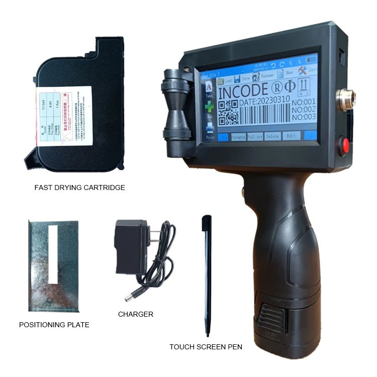 Mini Batch Qplastichand Held Portable Handheld TIJ Inkjet Jet Machine Inkjet Printers Provided Hot Product 2025