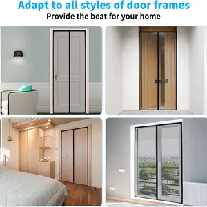 Fibrellass-Magnetbildschirm, Netto-Anti-Moskito, Fliegeninsektenbildschirm-Netz, automatisches Closin, einfache Installation, benutzerdefinierte Größe 6 Hauptverkaufsstudie - №2