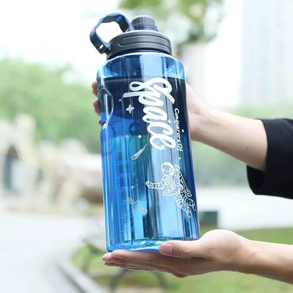 1100/1500/2000/3000ml Water Bottle High Capacity Drop-resistant Heat-resistant Water Bottle Motivational Sport Water Bottle for