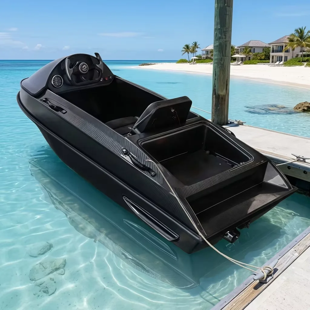 Water Go-KartHigh-Speed 2 Stroke Kart Boat 15KW Jet Ski Carbon Fiber 60KMH Water Sports Inflatable ABS SurfingScenic AreaParkAmu