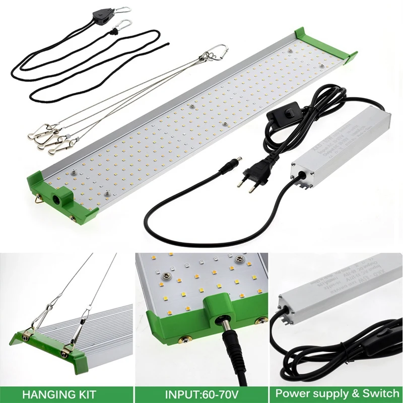 Imagem -05 - Lâmpada de Crescimento de Planta de Espectro Completo Led Cresce a Luz Samsung Lm281b Estufa Interior Hidroponia Planta 85w