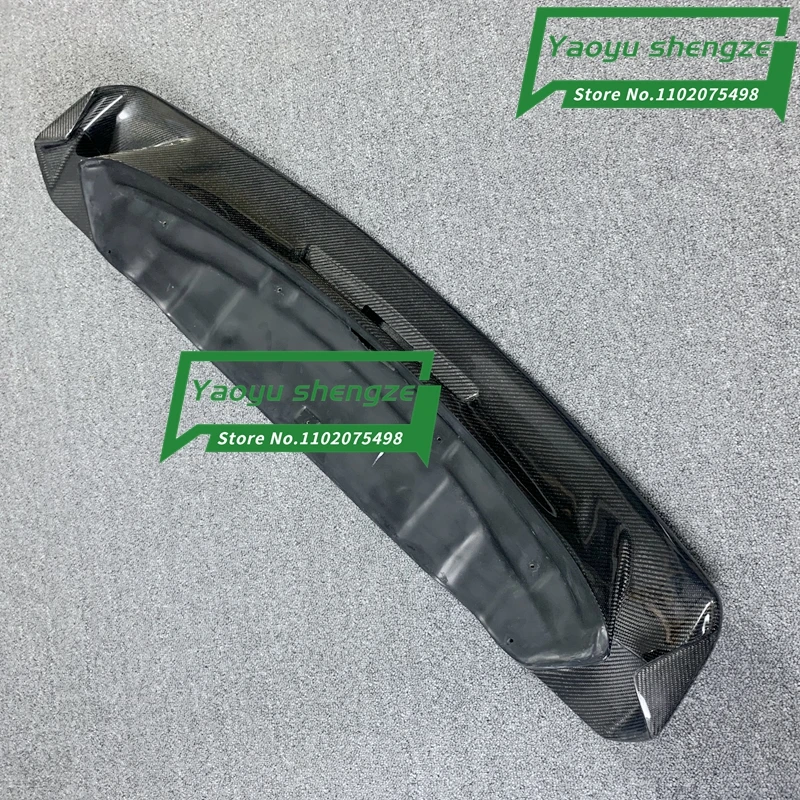 VOTEX style Scirocco Carbon Fiber Rear roof Lip Wing spoiler For Volkswagen VW Scirocco R  2010~2014