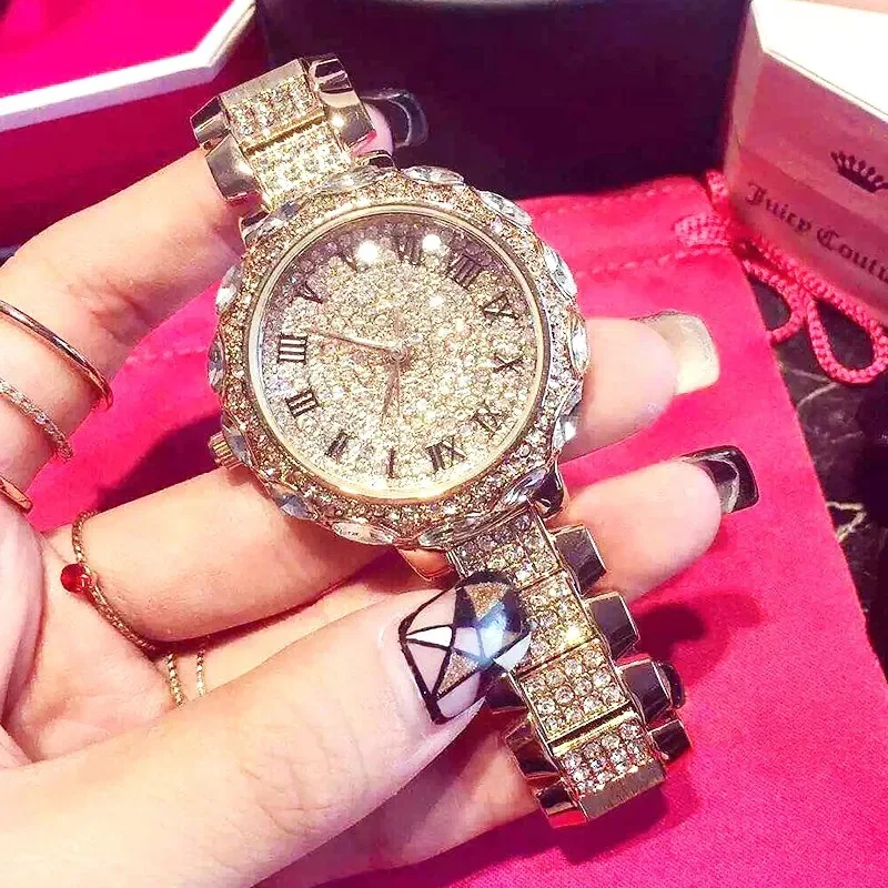 Watch for Women Watches Best Selling Products Luxury Watch Luxury Brand Watch Bracelet Set Diamond Steel Band