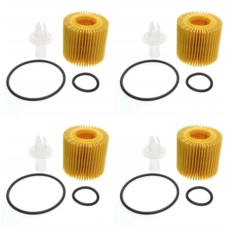 4X Engine Oil Filter For Toyota LEXUS Prius Scion 1.8L 04152-YZZA6 / 04152-B1010 / 04152-YZZA7 / 04152-40060