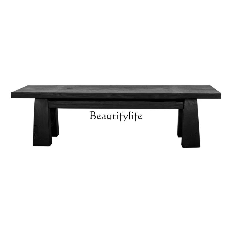 

13Nordic minimalist all-solid wood coffee table small apartment personalized creative furniture tea table