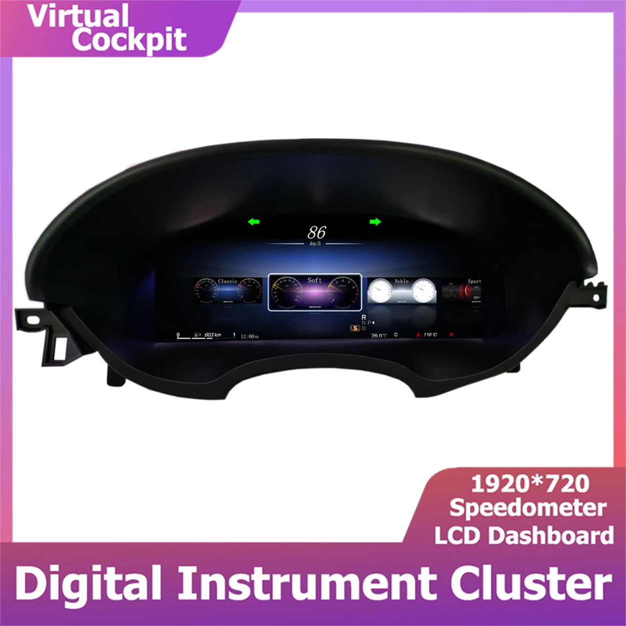 12.3Inch Digital Gauge Instrument Cluster For Mercedes Benz CLS NTG4.5 2012-2017 Virtual Cockpit Speedometer Dashboard Linux