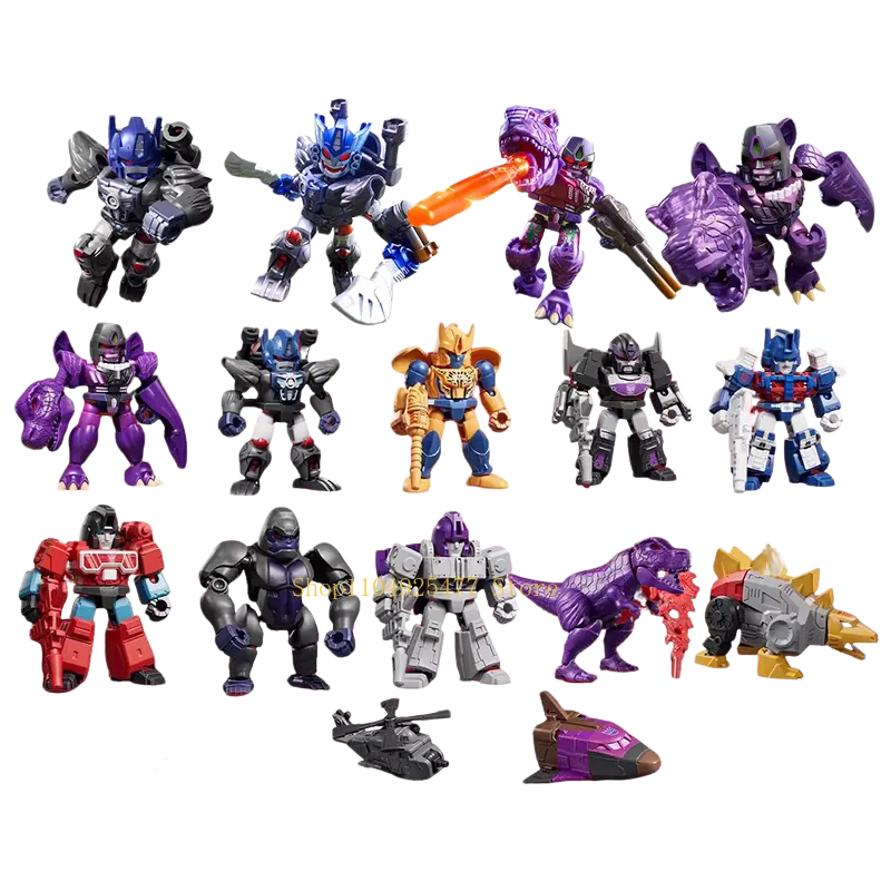 

In Stock Transformation Defender Vol.6 Collectible Toys Blind Box Building Blocks Beast War Megatron Optimus Prime Bruticus