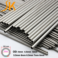 1-4pcs stainless steel tube length 100/200/250/300/500mm 304 Stainless tube Capillary Tube 4mm 4.5mm 5mm 5.5mm 6mm 6.5mm 7mm 8mm