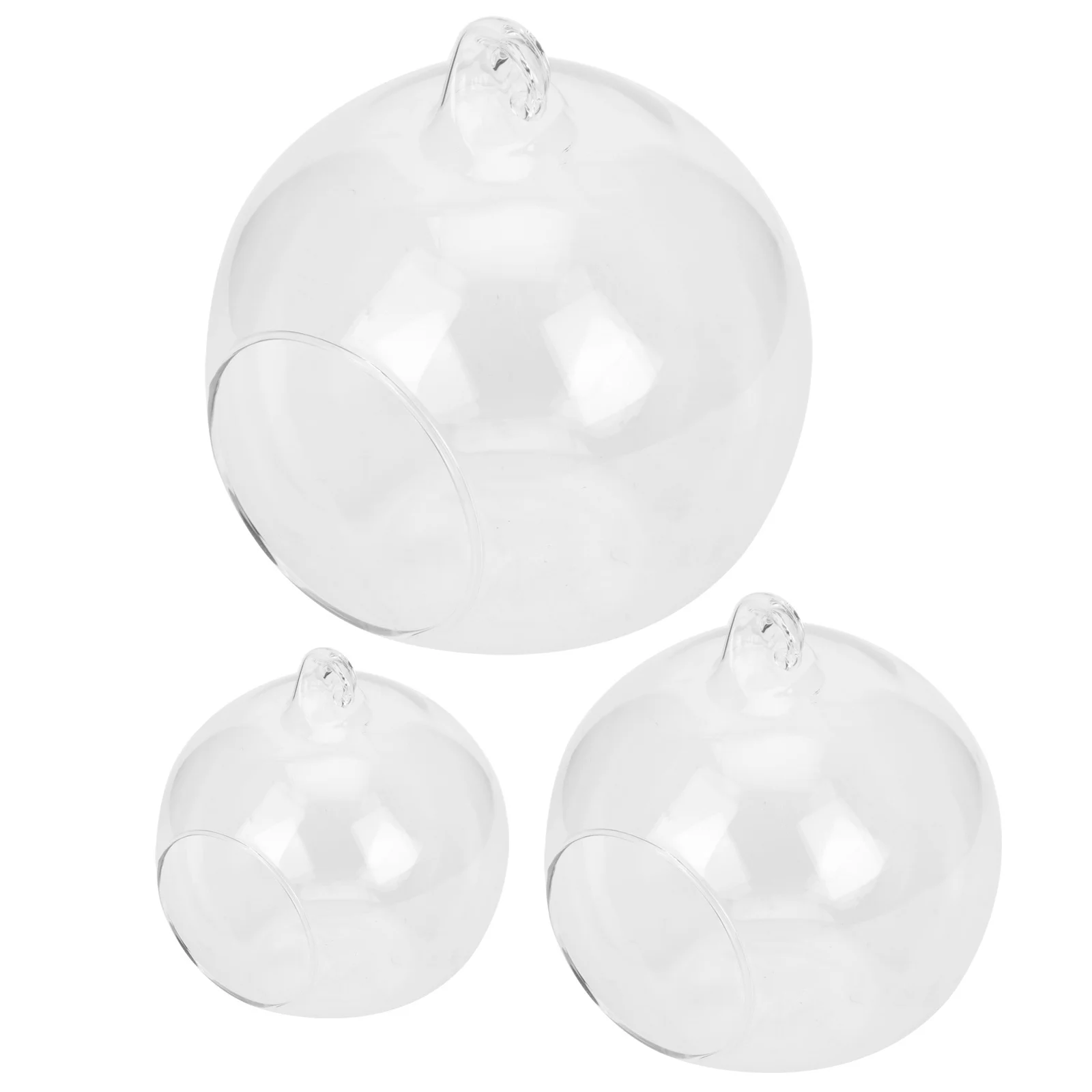 

3 шт., прозрачная стеклянная канистра, подвесная экологическая бутылка, мох, пейзаж, террариум, современное украшение для дома, стеклянный шар, ваза