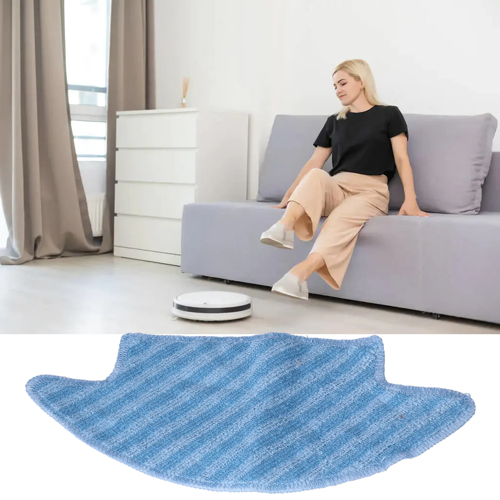 2 шт., чистящая подушечка для швабры, сменная ткань для чистки, подходит для Lefant M210 M210S M210B M213 2 шт., чистящая подушечка для швабры, сменная ткань для чистки, подходит для Lefant M210 M210S M210B M213