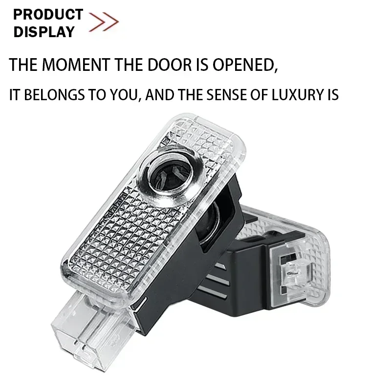 2Pcs Auto Tür Willkommen Licht Led HD Projektor Lampe Courtesy Lichter für Audi Sline S3 S4 S5 S6 S7 RSA3 a5 RS3 RS4 RS5 RS6 RS7 SQ5