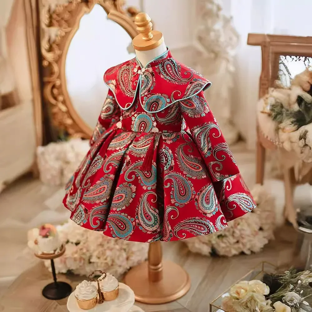 Girl's Ceremonial Dress Maid Cosplay Elegant Dress for Girls Clothes Holiday Dresses for Girls From 12 to 14 Years Old Party 8 6