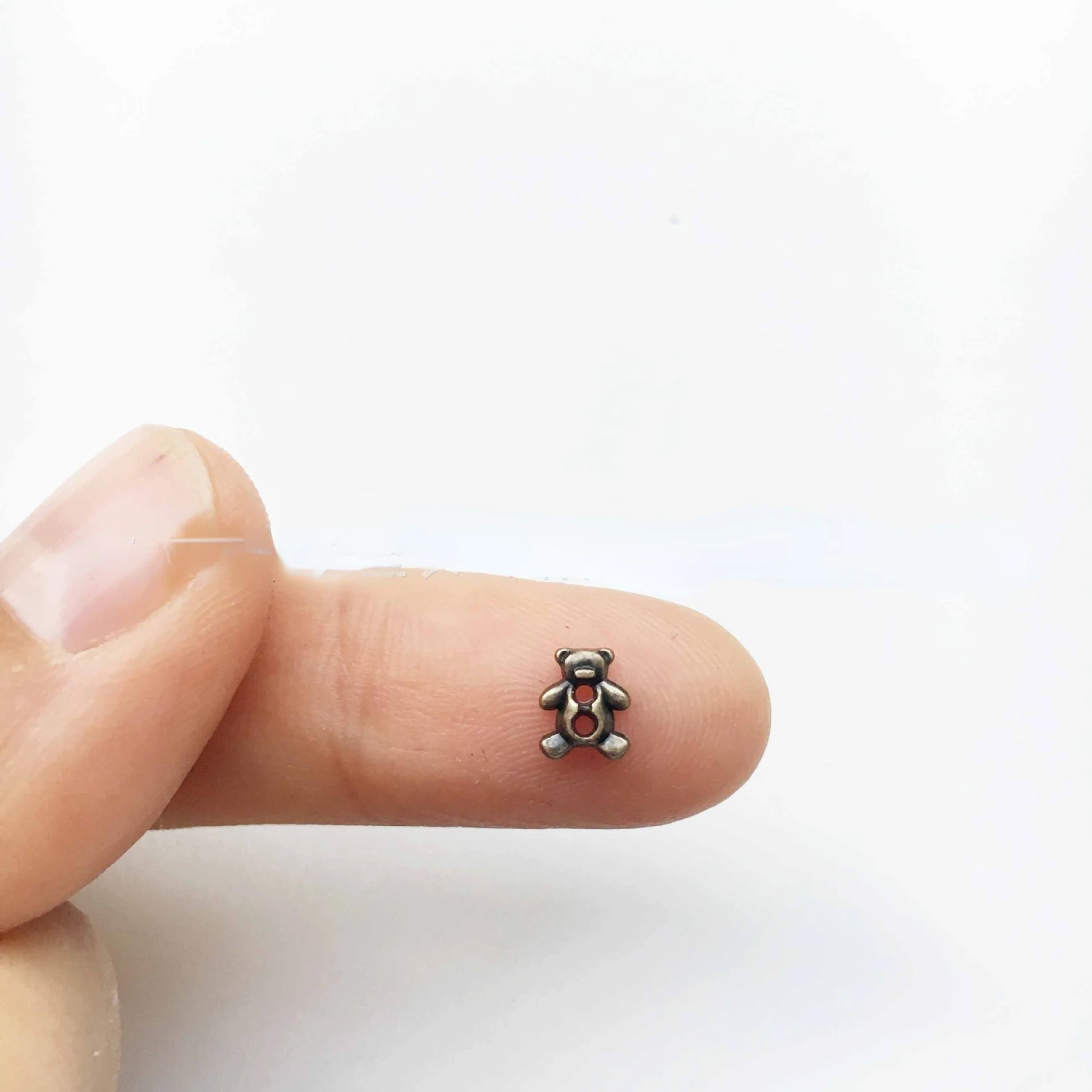 30pcs 6mm Mini Metal Buttons for 1Handmade Doll Clothes Round Buckles 2 Holes Scrapbooking Buttons Sewing Accessories