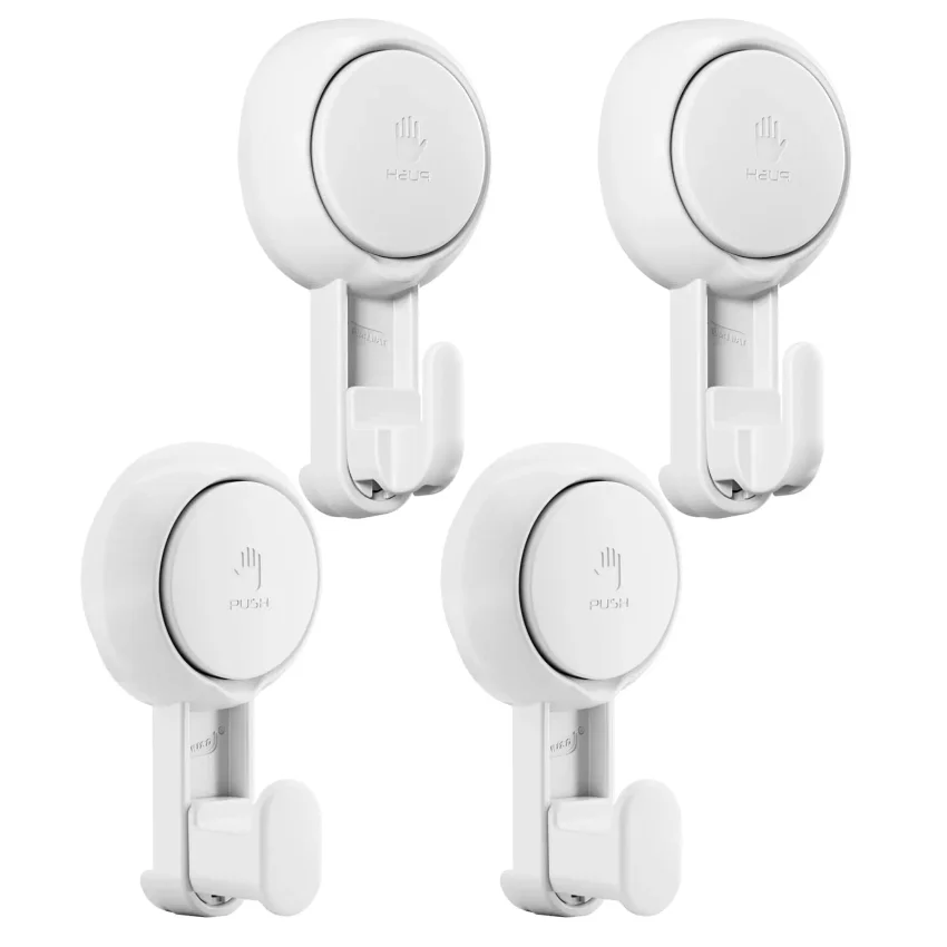 

No Drilling Towel Hook Removable Vacuum Suction Cup Hooks Bathroom Robe Towel Holder Hook Kitchen Hotel Home Accessories