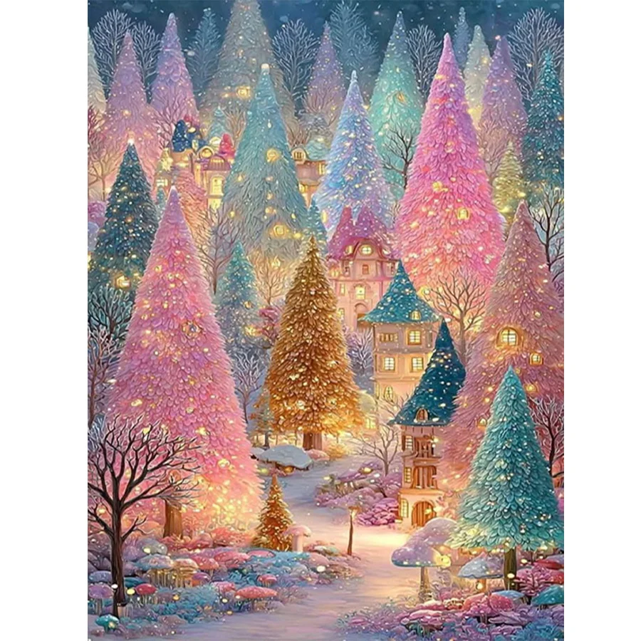 quebra-cabecas-para-adultos-cenario-fantastico-de-Arvores-coloridas-quebra-cabeca-para-casa-brinquedo-de-entretenimento-para-alivio-do-estresse-presente-de-natal