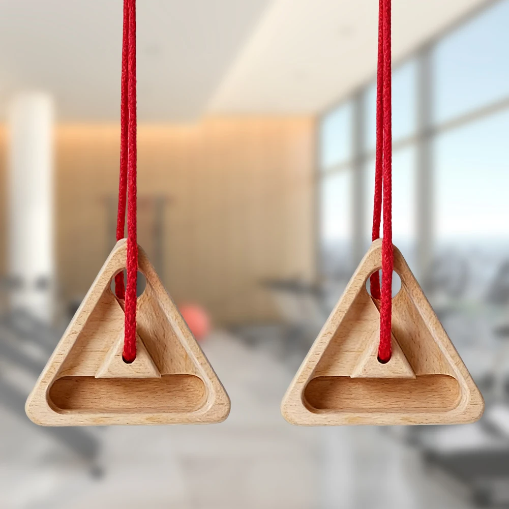 2Pcs Climbing Triangle Fingerboard Multifunctional Stretching Muscle Training Board Finger Strengthen Board for Shaping Fitness