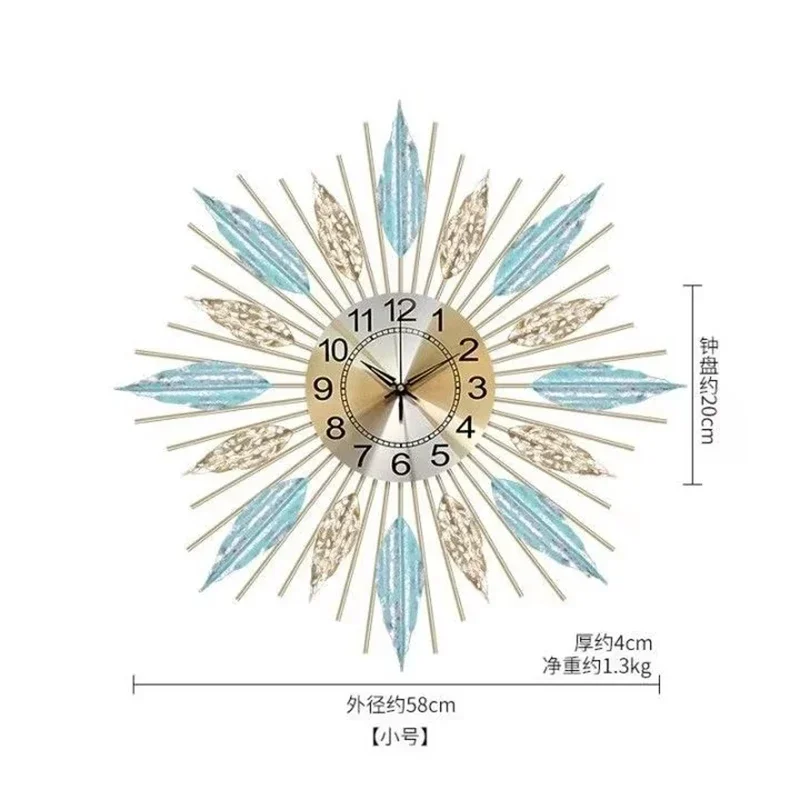 Vintage Interior Wall Clock Korean Digital Aesthetic Design Minimalist Simple Bedrooms Clock Wall Silent Horloge Room Decoration