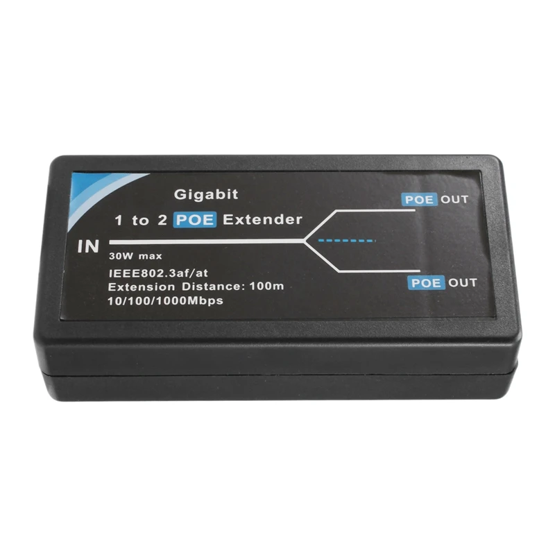 Удлинитель POE гигабитный, 10/100 Мбит/с, 1 шт.
