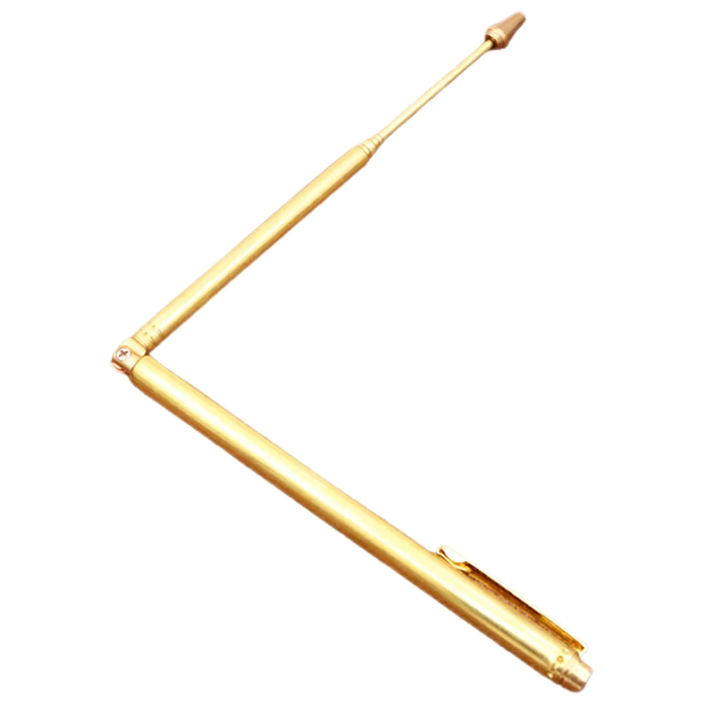 

1PC Antenna Dragon Ruler Copper Dowsing Rod Divination Tools Water Metal Foldable Treasure Home Use