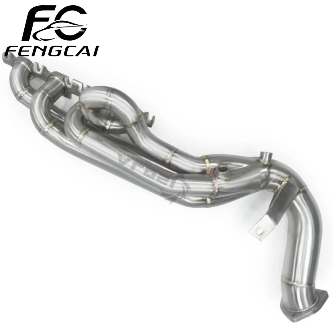 

High flow exhaust downpipe is suitable for 2009-2015 Audi S4 4.2L stainless steel exhaust pipe exhaust manifold retrofit