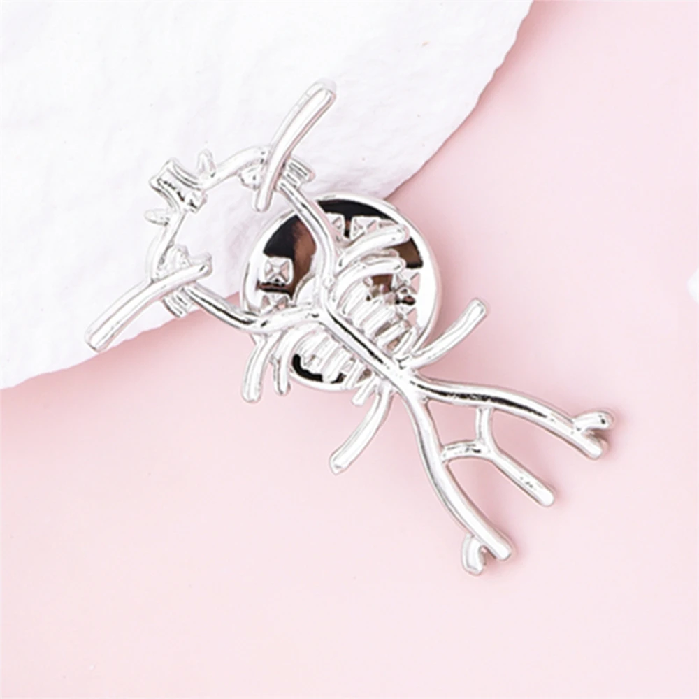 Circle of Willis Pins Medical Anatomy Arterial Circle Brooch Jewellery Gift Medicine Biology Jewelry Accessories Wholesales