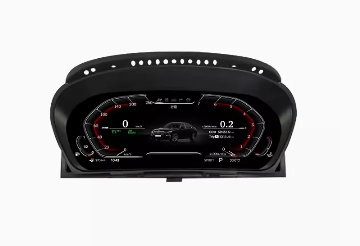 أحدث أداة العنقودية الرقمية للسيارة الأصلية لعام 2024 لسيارات BMW X5 E70 F15 2006-2017 مشغل لوحة القيادة LCD عداد السرعة #4