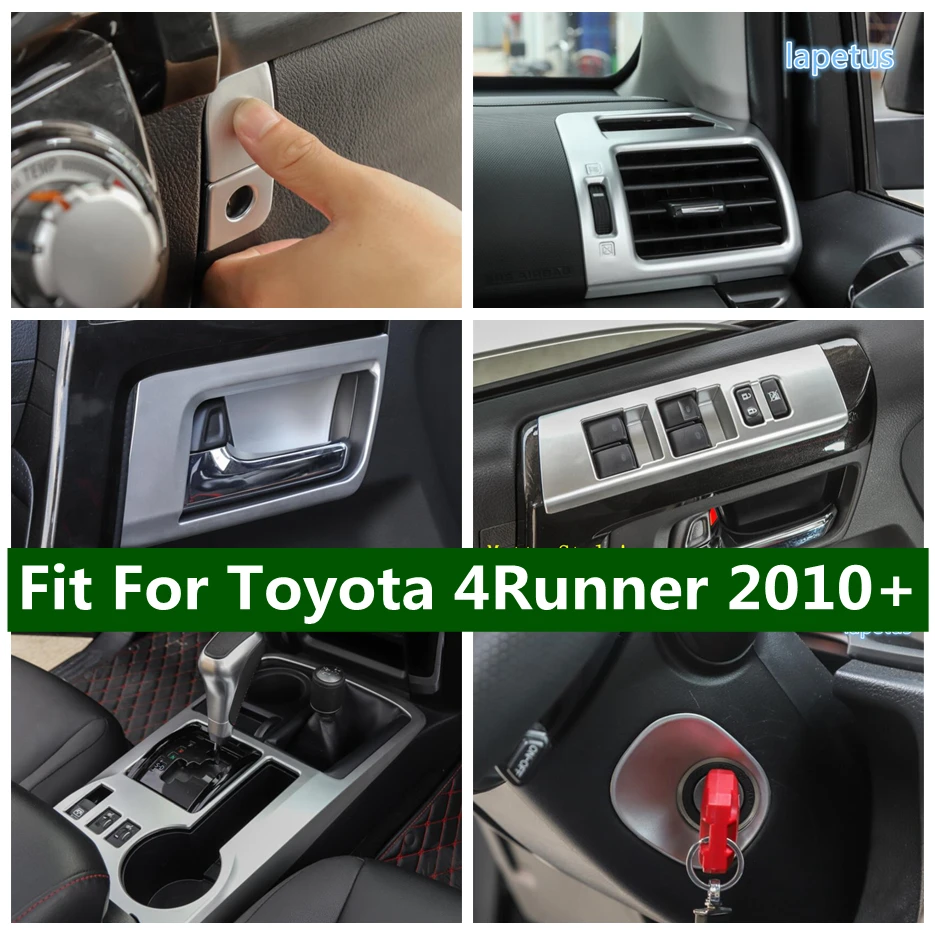 

Dashboard Air Conditioner AC Outlet Vent / Door Handle Bowl Cover Trim Matte Fit For Toyota 4Runner 2010 - 2019 ABS Interior