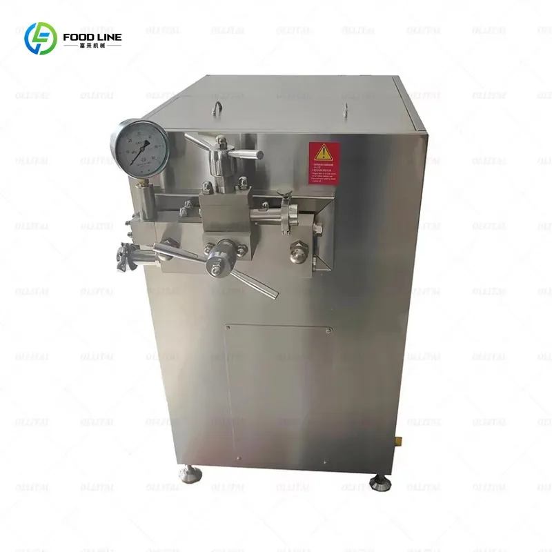Customized Automatic High Pressure Milk Homogenizer Machine Milk Juice Drink High Pressure Homogenizer