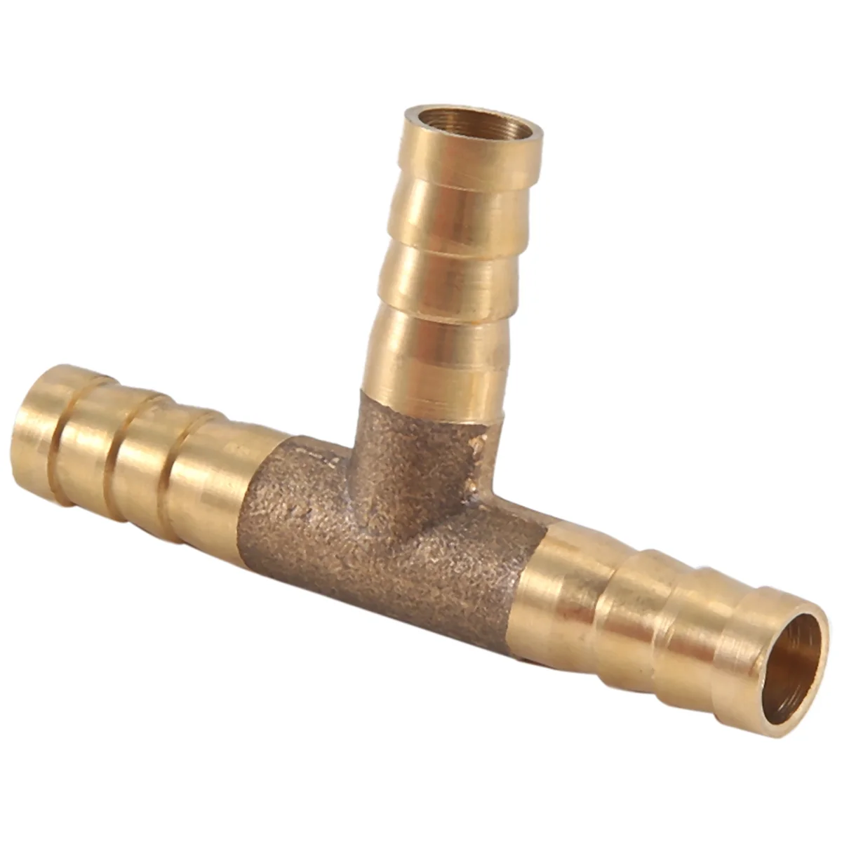 Conector de tubo de unión de manguera de gasolina, agua, combustible, aire, forma de T, 8mm