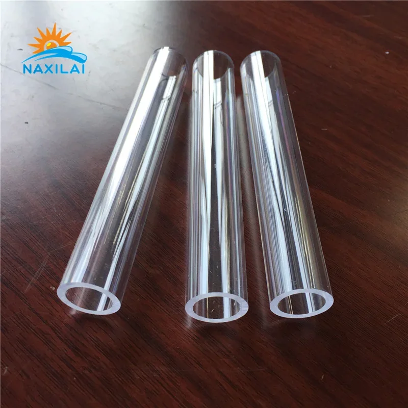 Naxilai hot sell Pc Tube Light Transparent Led Tube Light Clear Polycarbonate Plastic Tube Different Sizes 