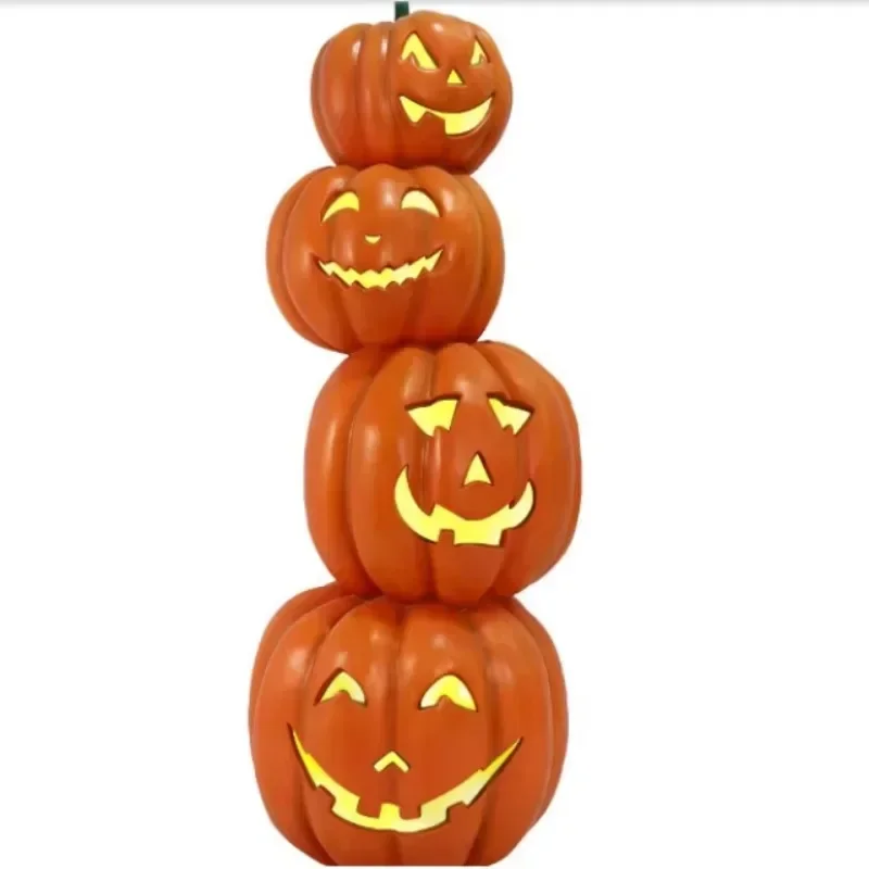 

Fiberglass Statue Giant Tower Pumpkin Halloween