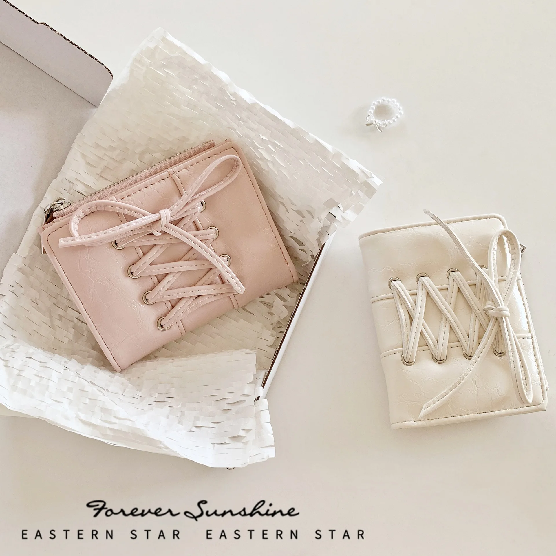Card Bag Multi-Functional Bow Wallet Zipper Coin Pouch Portable Women'S Wallet For Office Use Daily Wear Gift For Girlfriend