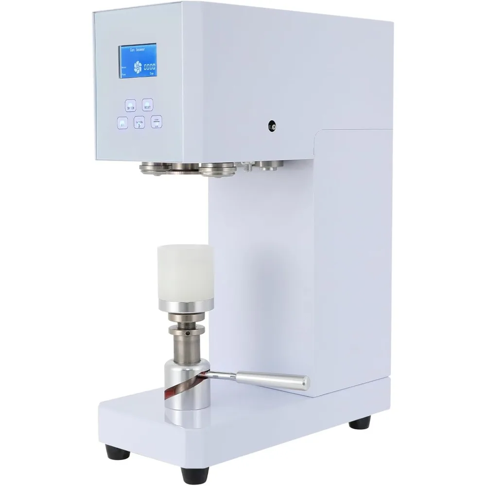 

370W Commercial Can Sealer, Soda Can Sealer Machine with Smart Counter & LED Display, Adjustable 4.53/6.69 Height Semi A