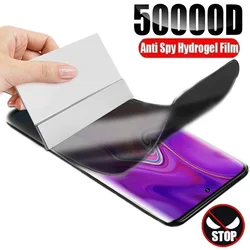 3D Curved Anti Spy Hydrogel Film For Xiaomi 14 13 Lite 12S Ultra 12x Civi 4 3 2 Redmi Note 13 Pro Plus Privacy Screen Protectors