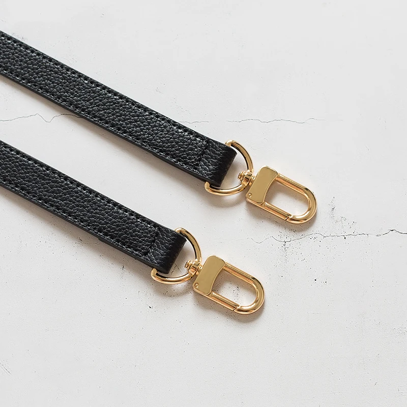 Черная женская сумка «три в одном» с узором личи из натуральной кожи с тонким плечевым ремнем и диагональным ремнем из натуральной кожи