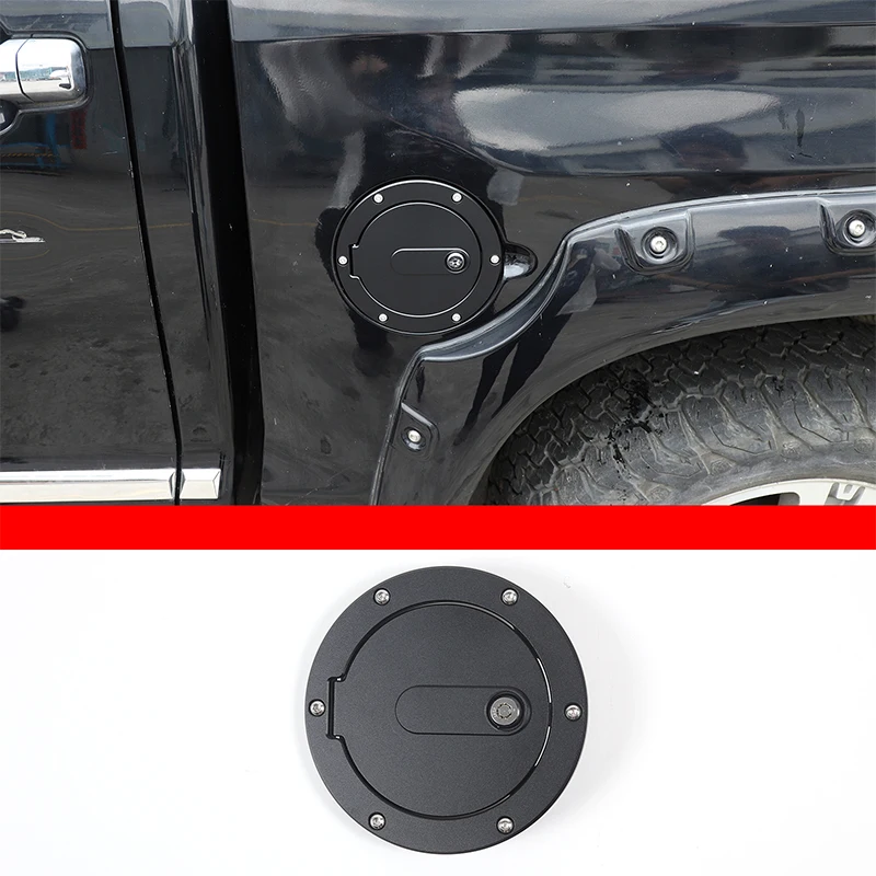 For Toyota Tundra 2007-2021 Fuel Tank Cover Anti-theft Lock Cover Car Exterior Styling Decorative Accessories