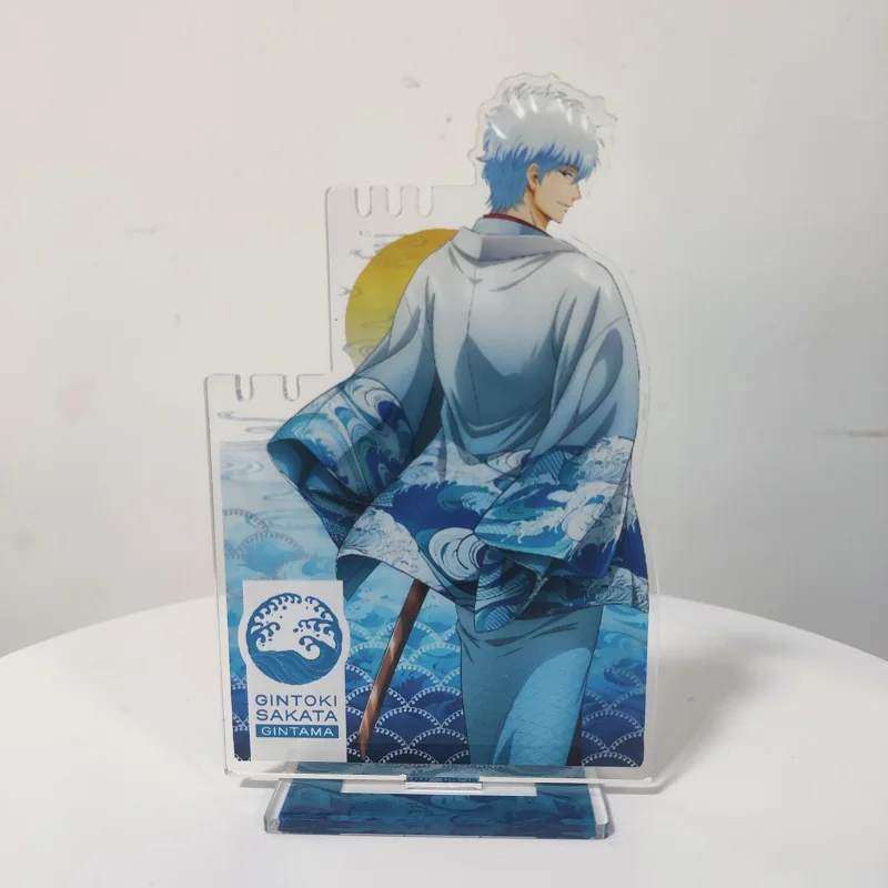 Anime GINTAMA Character New Model Figure Sakata Gintoki Kagura Shimura Shinpachi Cosplay Acrylic Stands Model Xmas Gift Hot Sale