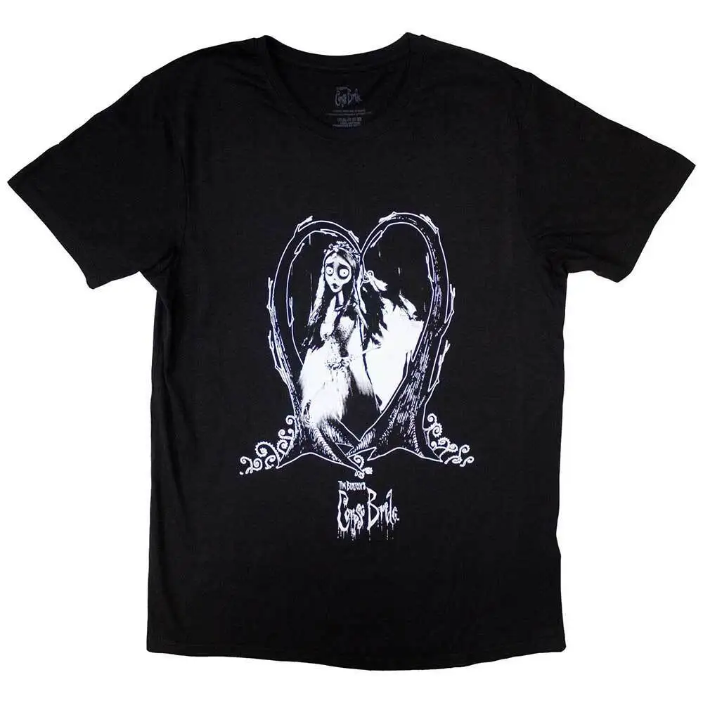 

Corpse Bride 'Heart' Black T shirt - NEW OFFICIAL