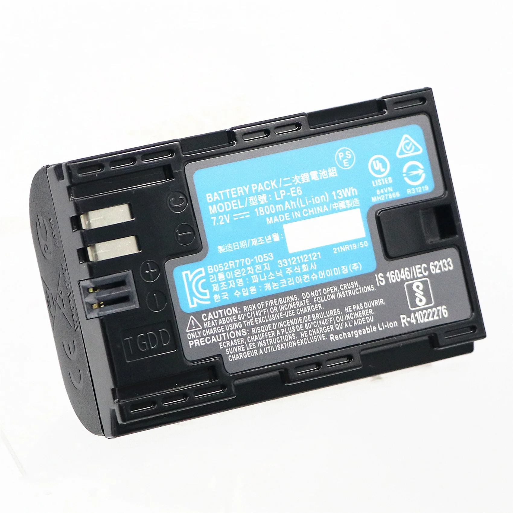 High quality LP-E6 LPE6 Camera Battery For Canon EOS 5D Mark II III Mark2 mark3 5D2 5D3 6D 60D 60Da 70D 80D LP-E6N LP-E6NH