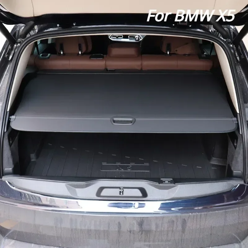 Trunk Cover Retractable For BMW X5 E70 F15 G05  Accessories Trunk Organizer Covering Curtain Rear Racks Storage Baffle