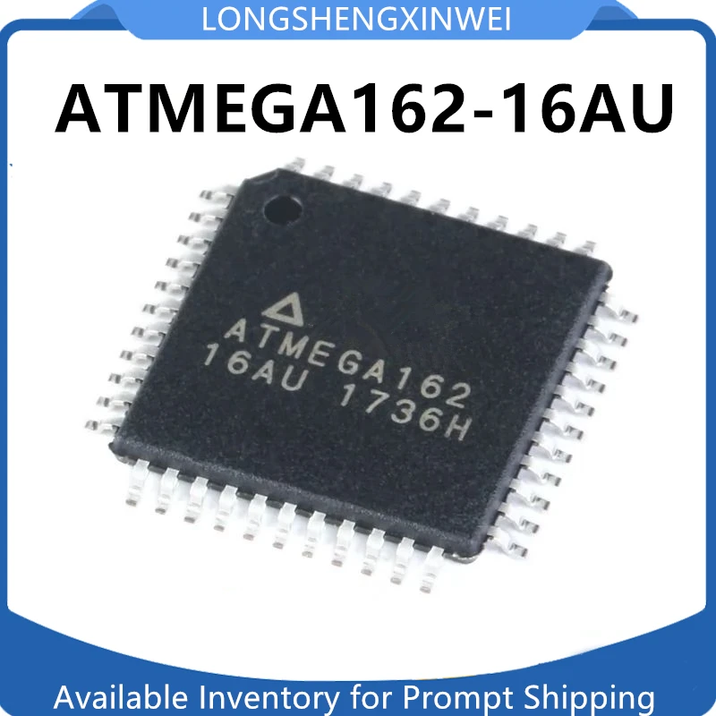 1PCS New  ATMEGA162-16AU TQFP-44 Original 8-bit Microcontroller with 16K Flash Memory Chip Stock